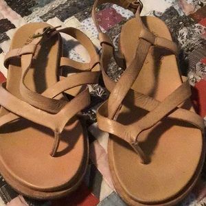 Cute natural sandals